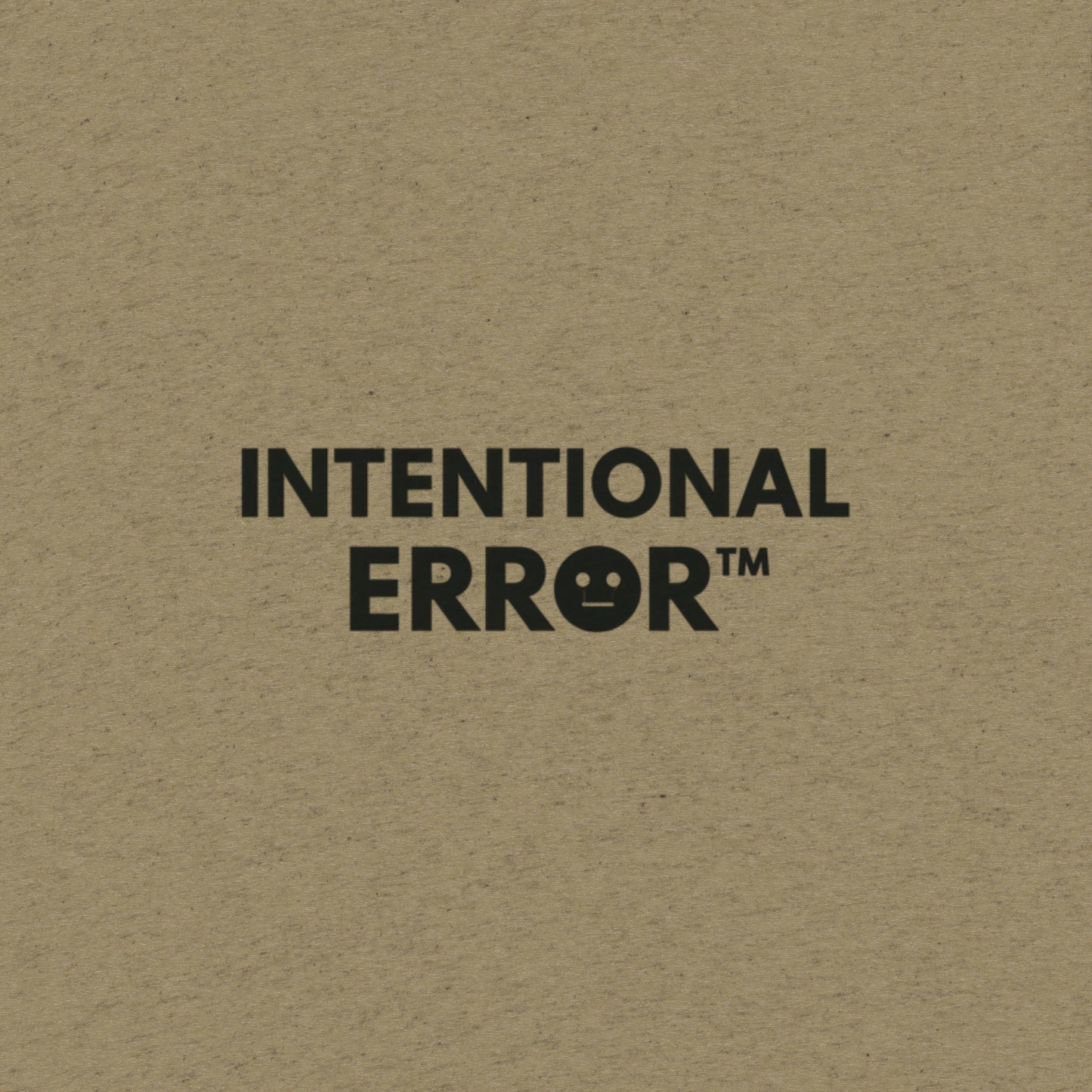 Back tile of an Intentional Error t-shirt showing a company logo