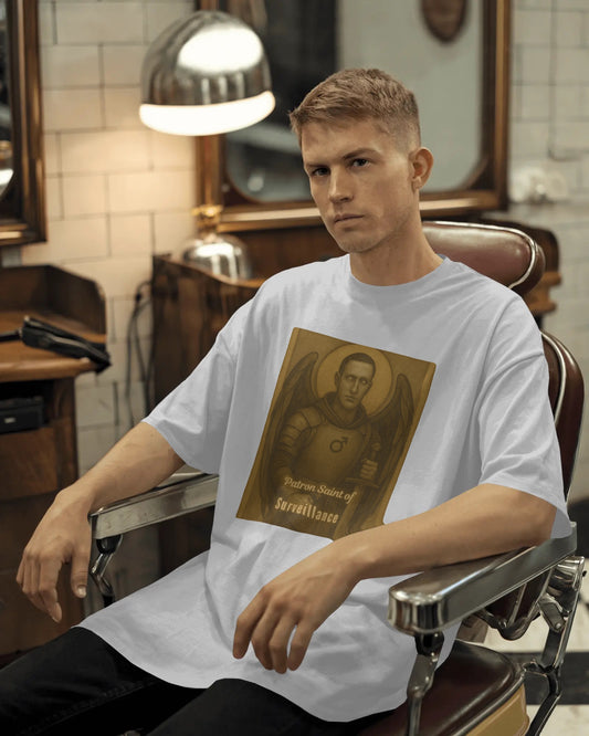 The Paladin | Patron Saint of Surveillance Unisex Graphic T-shirt