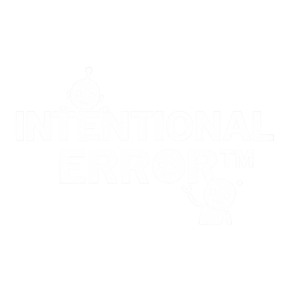 Transparency of Intentional Error's logo