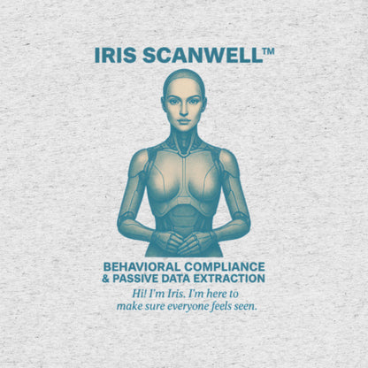Iris Scanwell - Biometric Surveillance AI Satire T-Shirt